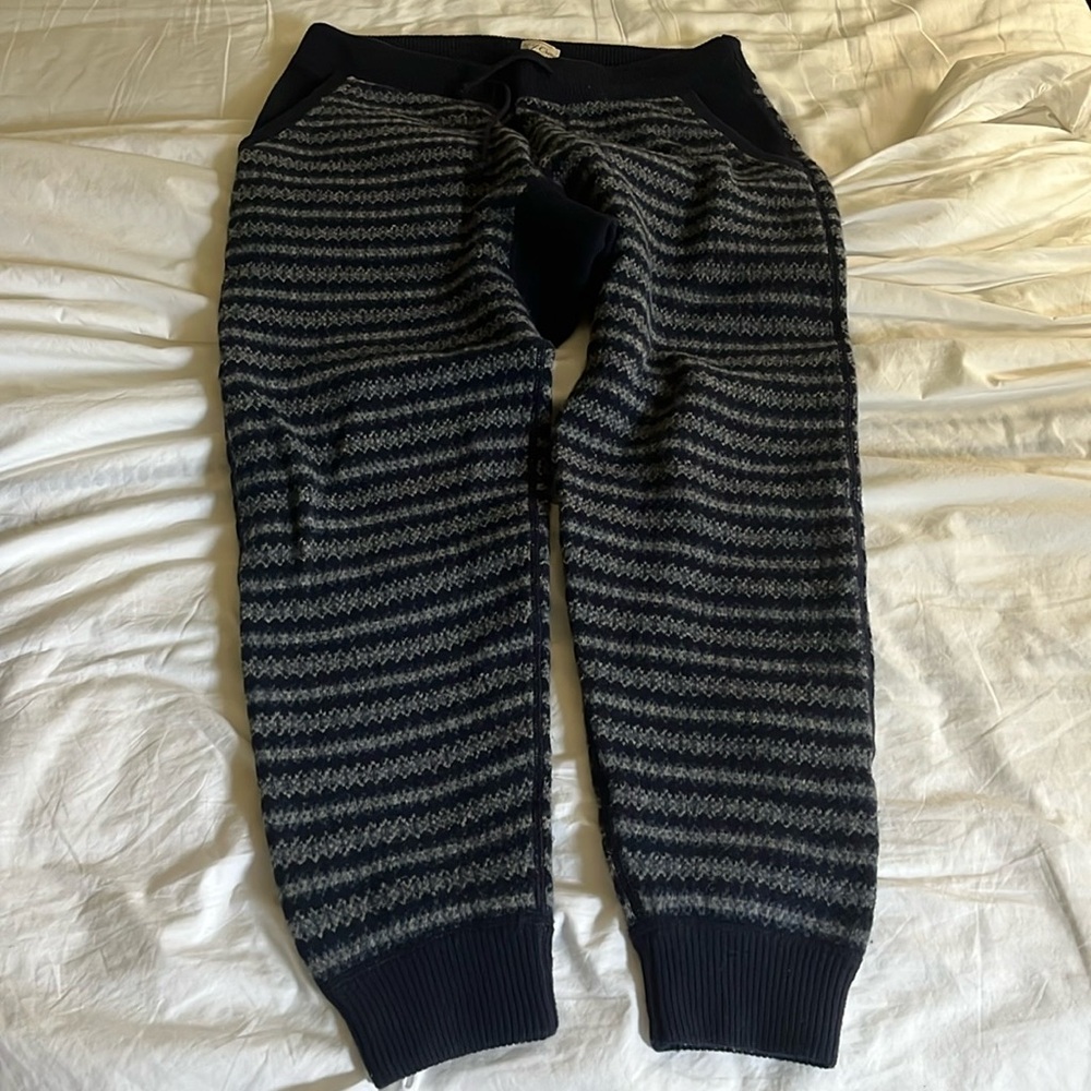 JCREW FAIR ISLE LAMBSWOOL JOGGER PANT